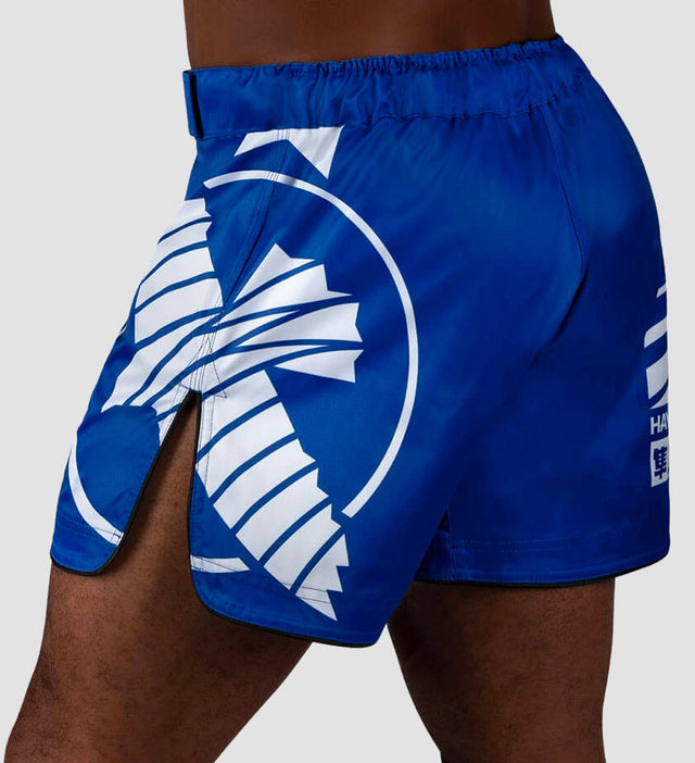 Spodenki MMA Hayabusa Icon – Niebieskie/Białe