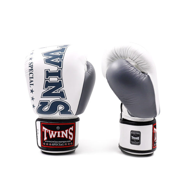 Twins Boxing Gloves BGVL8 ​​- White/Gray 