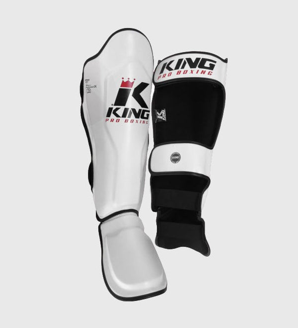 Tibiere King Pro Boxing SG3 – Alb