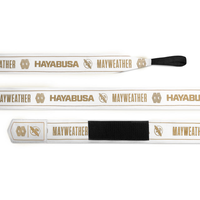 Hayabusa x Mayweather Hand Wraps Stretch – White/Gold