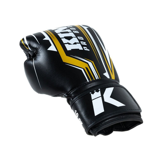 King Pro Boxing Boxing Gloves BG Spartan - Black/Yellow 