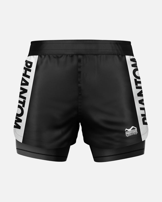 Phantom Athletics Compressie Shorts Fusion 2in1 Apex - Zwart