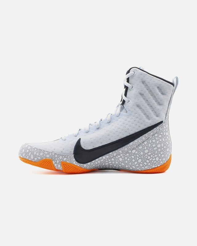 Chaussures de boxe Nike Machomai 3 SE – Argent/Orange