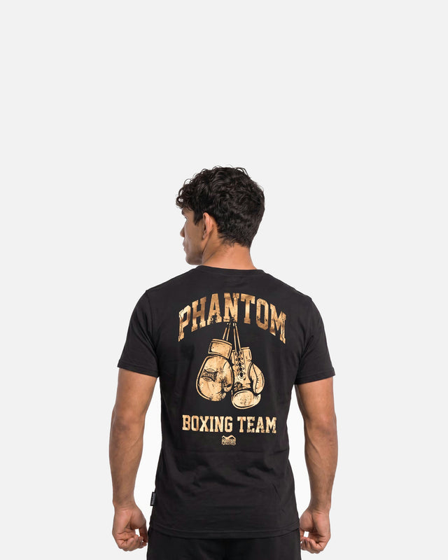 Phantom Athletics T-Shirt Boxing Team - Zwart/Goud