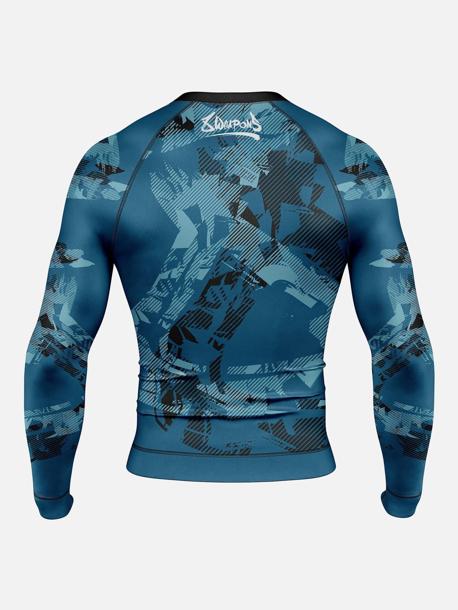 8 WEAPONS Rashguard Hit 2.0 - Donkerblauw/Zwart