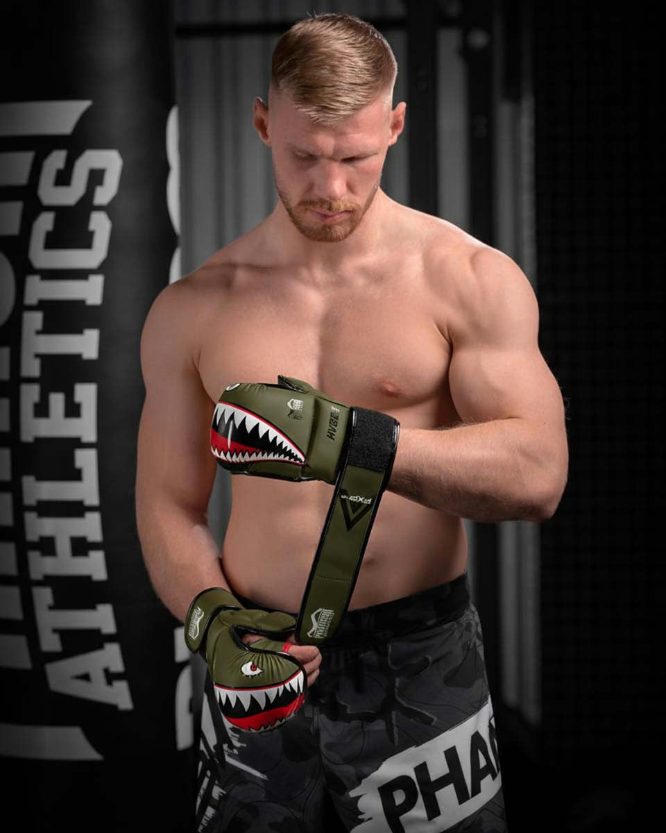 Phantom Athletics MMA Handschoenen Fight Squad - Legergroen