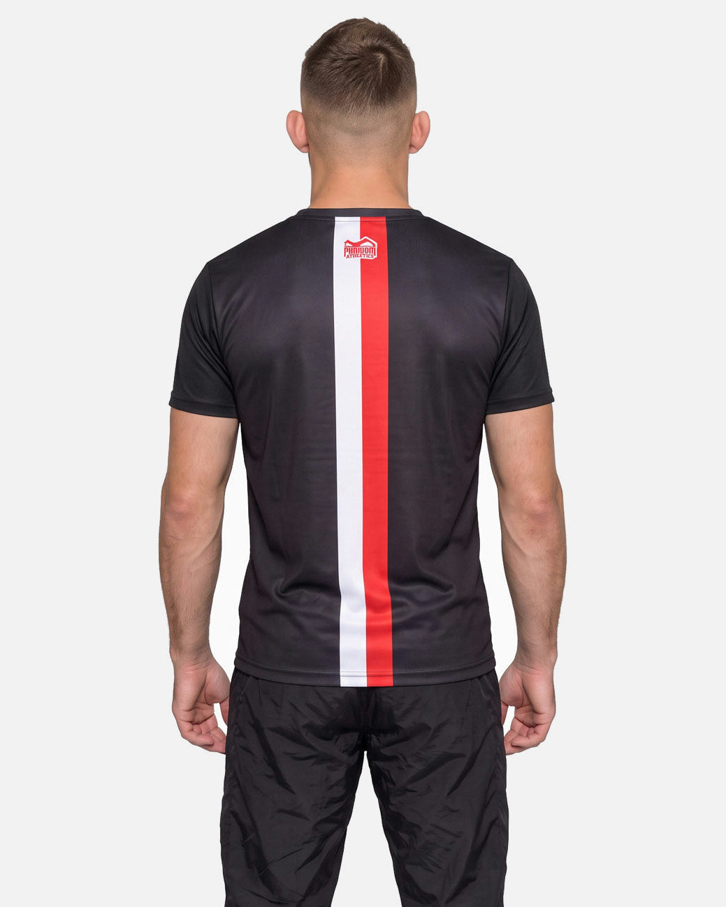 Phantom Athletics Træningsshirt EVO+ Team Polen – Sort/Rød/Hvid