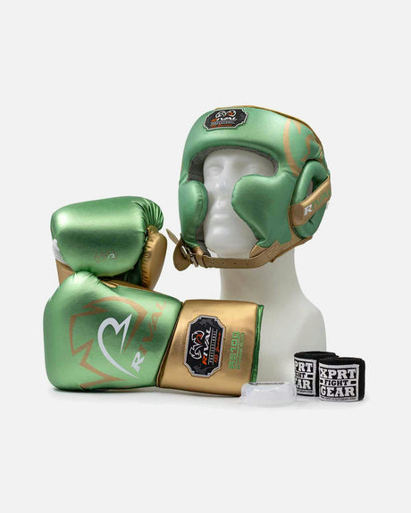 Rival Bokshandschoenen Professional RS100 - Groen/Goud