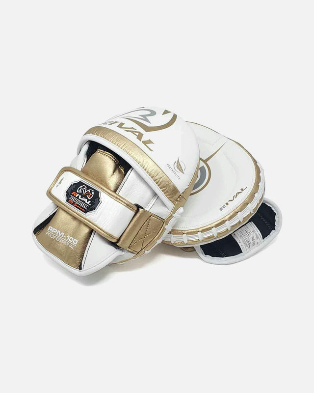 Rival Bokshandschoenen Professional RS100 - Wit/Goud