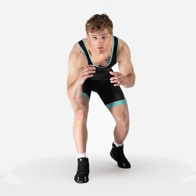 Hayabusa Worstelsinglet Surge Men's Wrestling Singlet - Blauw