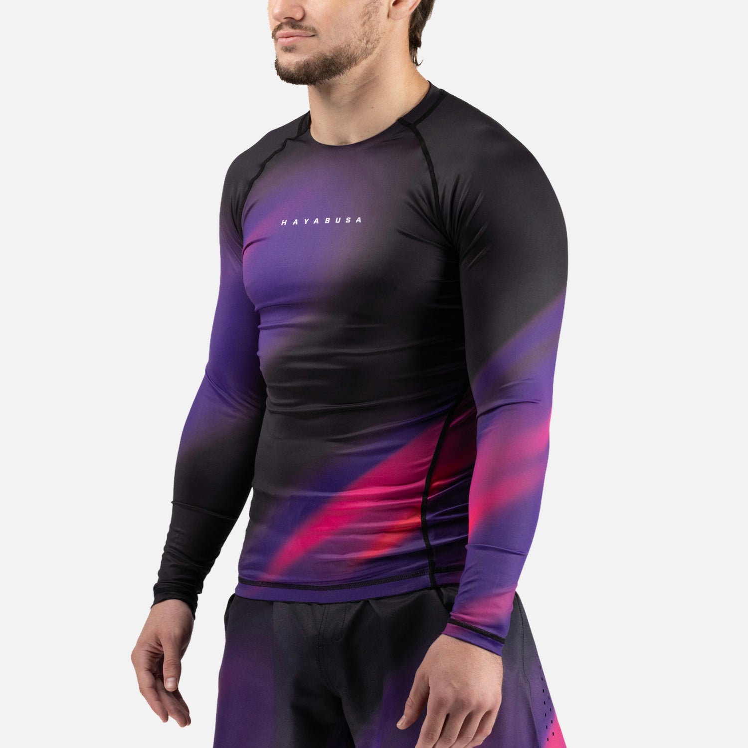 Hayabusa Rashguard Apex Nova Lange Mouwen - Ultraviolet Paars