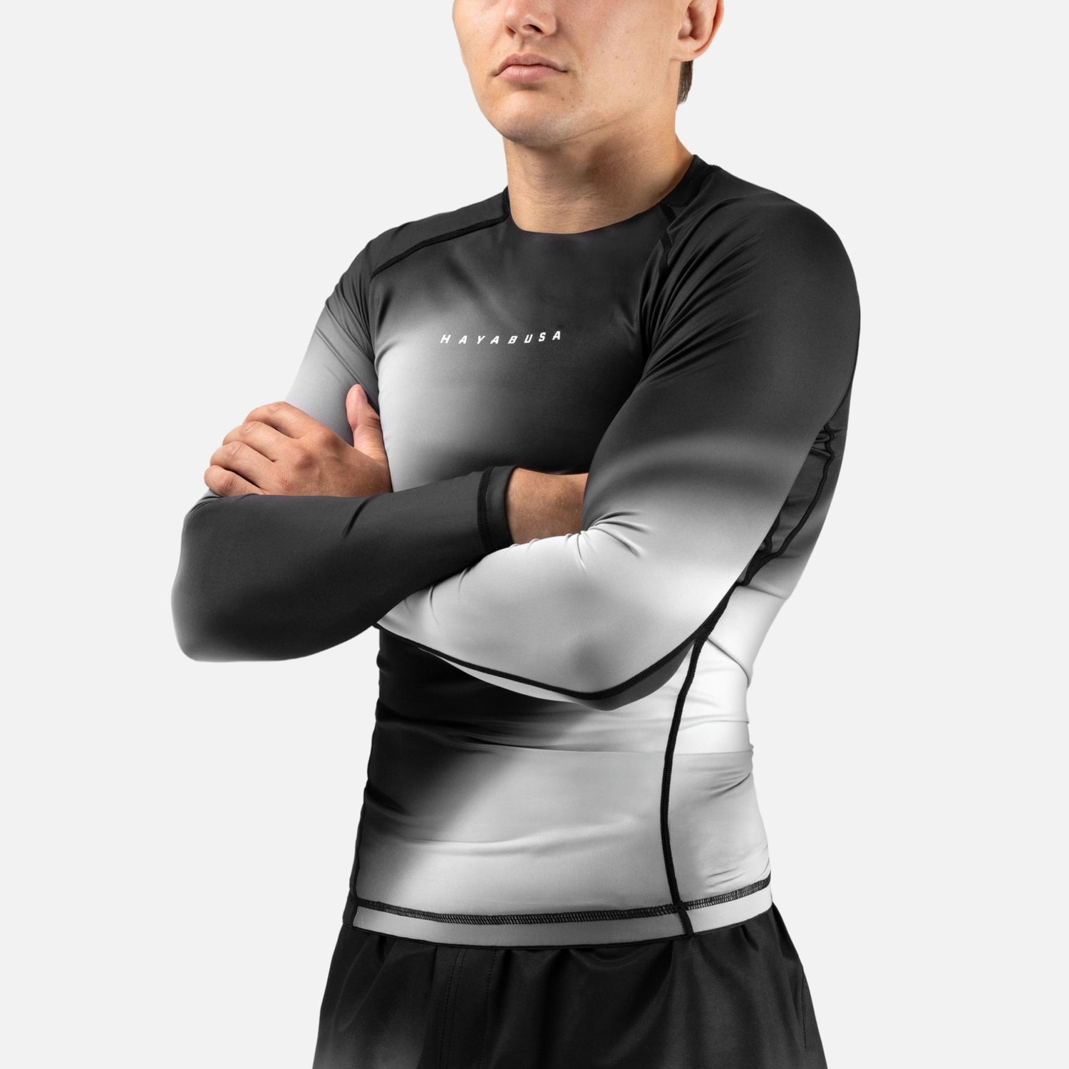 Hayabusa Rashguard Apex Nova Lange Mouwen - Grijs