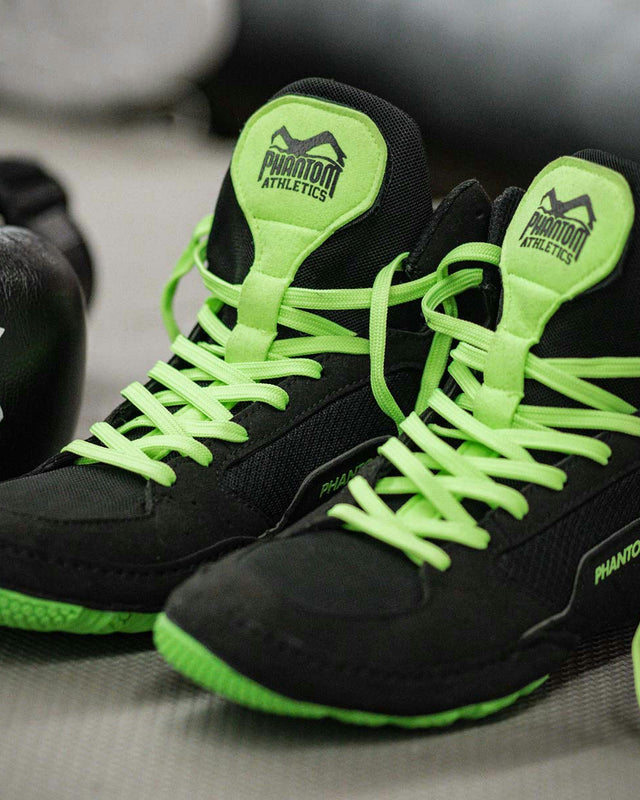 Buty zapaśnicze Phantom Athletics Tactic – Zielone neonowe