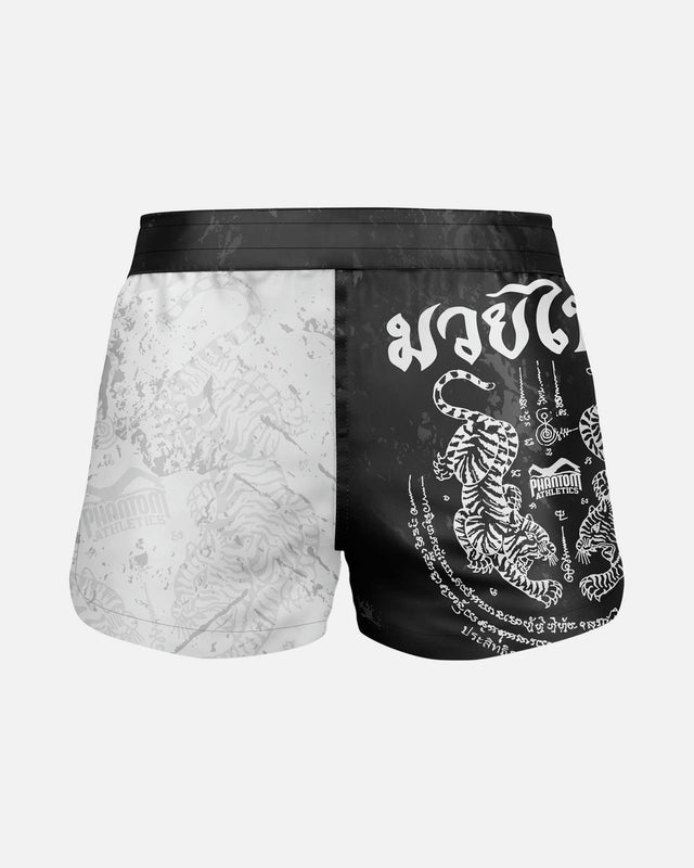 Phantom Athletics Muay Thai Shorts Fusion - Black/White