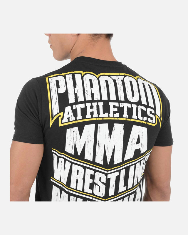 Koszulka Phantom Athletics MMA Sports – Czarna