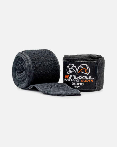 Bandaże bokserskie Rival Guerrero 450 cm – Czarne