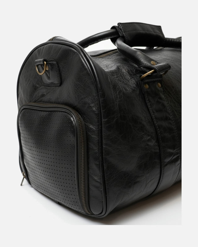 Everlast Sporttas 1910 Leather - Zwart