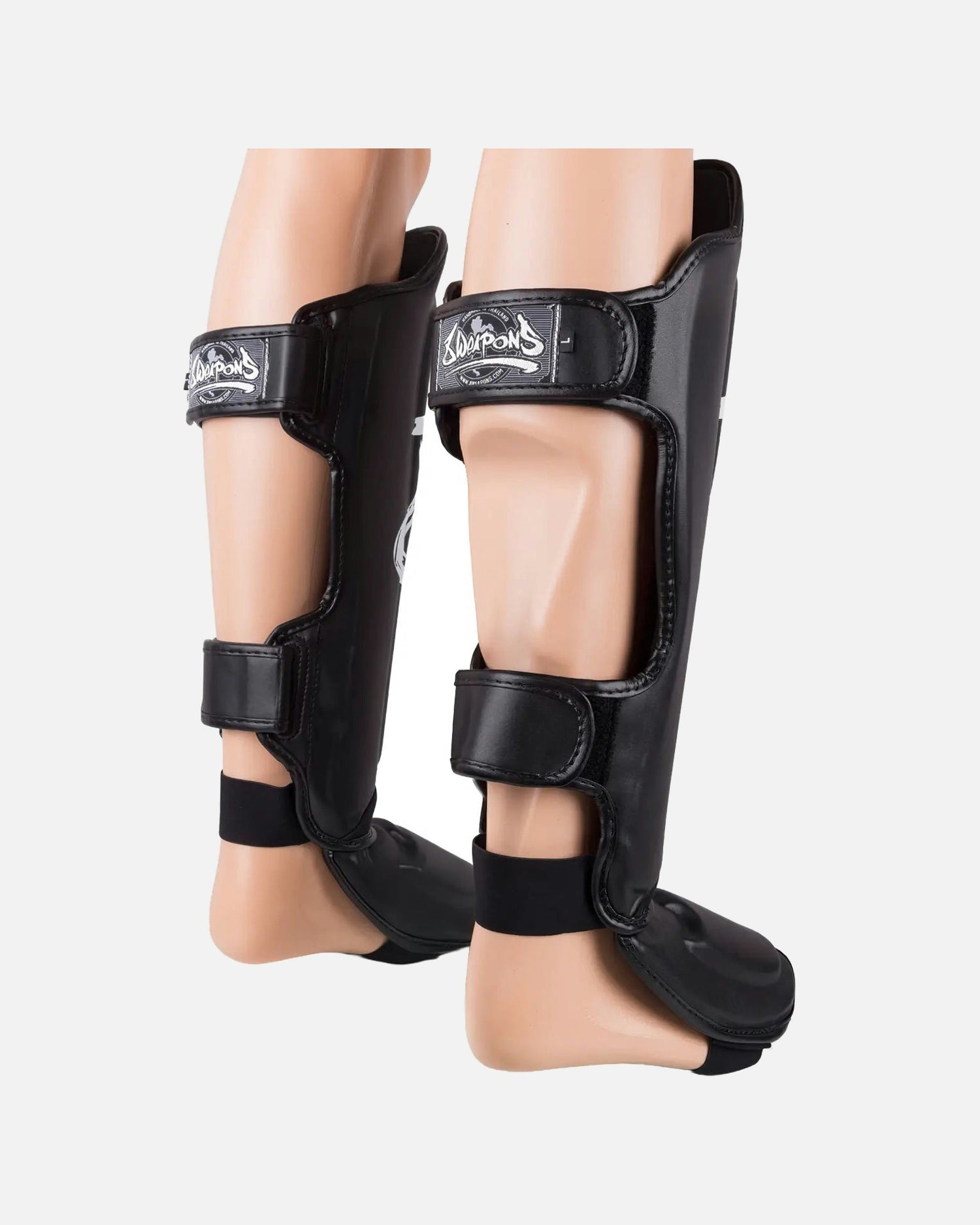 8 WEAPONS Scheenbeschermers BIG 8 Premium Shin Guards, - Zwart