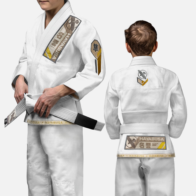 Hayabusa BJJ Gi Ascend Kinderen - Wit