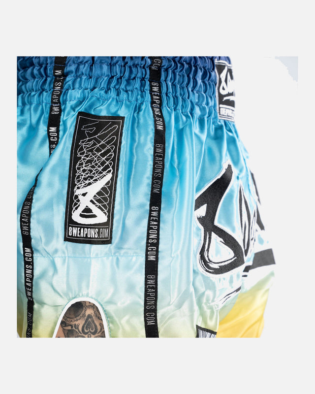 Spodenki Muay Thai 8 WEAPONS Vivo – Sunrise