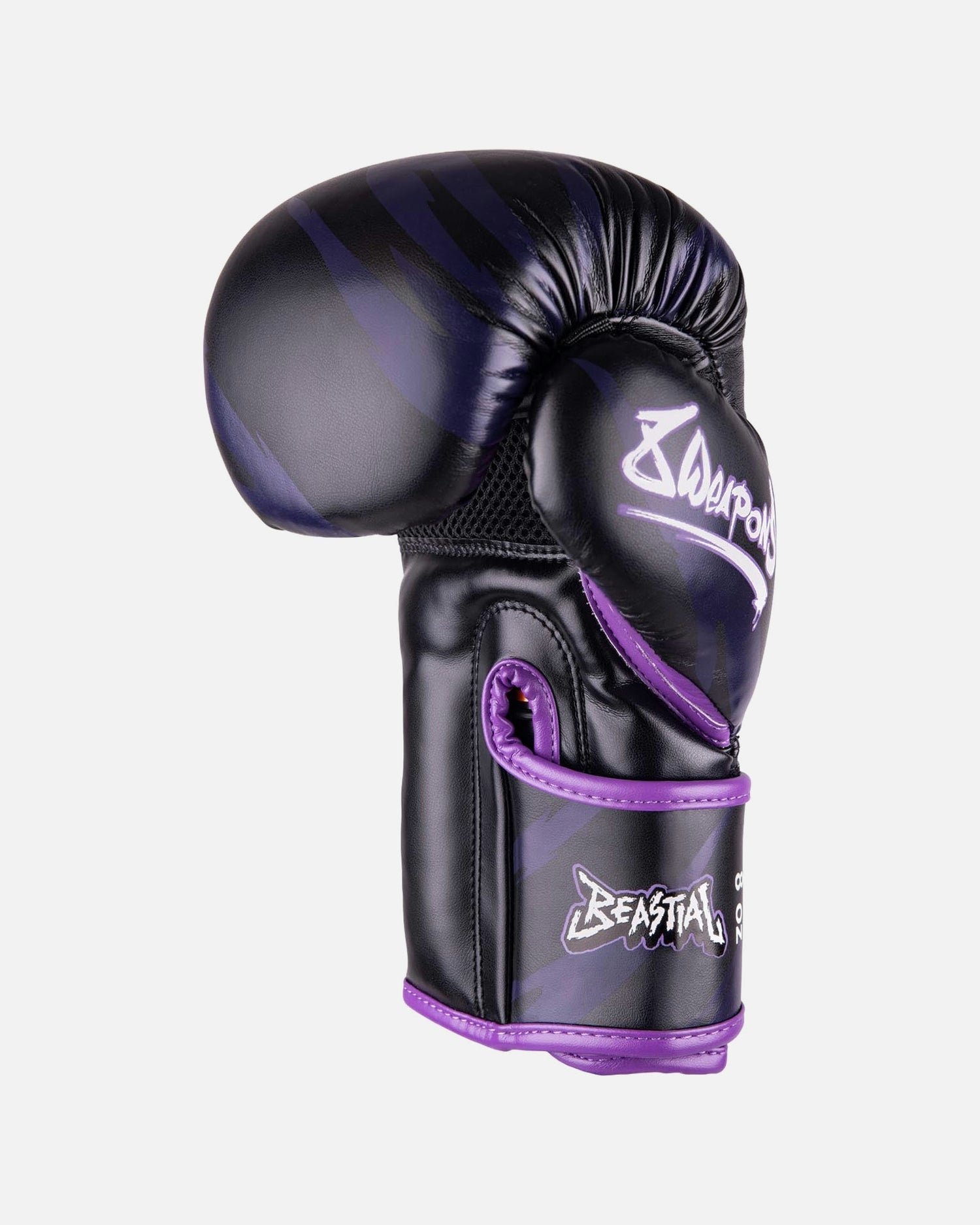 8 WEAPONS Bokshandschoenen Beastial Panther Kinderen - Zwart/Paars