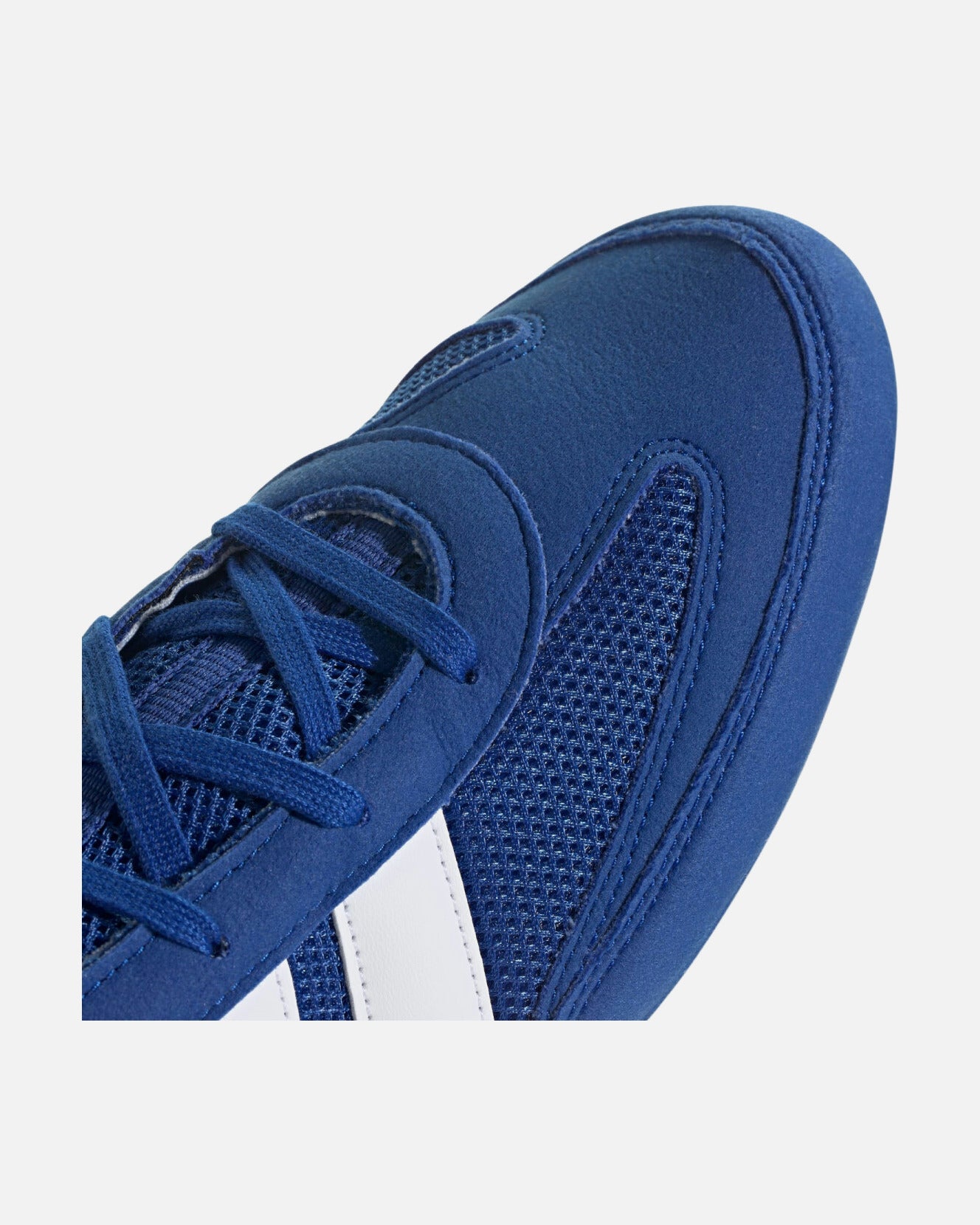 Adidas Box Hog Classic Boxing Shoes - Blue/White