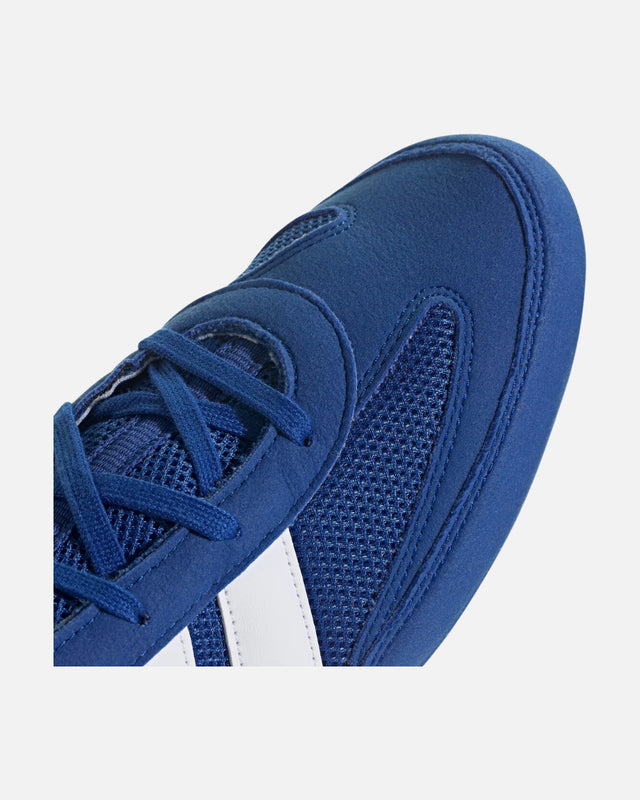 Adidas Box Hog Classic Boxing Shoes - Blue/White