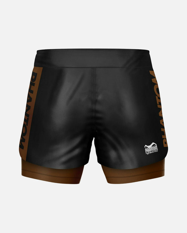 Phantom Athletics Compressie Shorts Fusion-R 2in1 Ranked - Bruin
