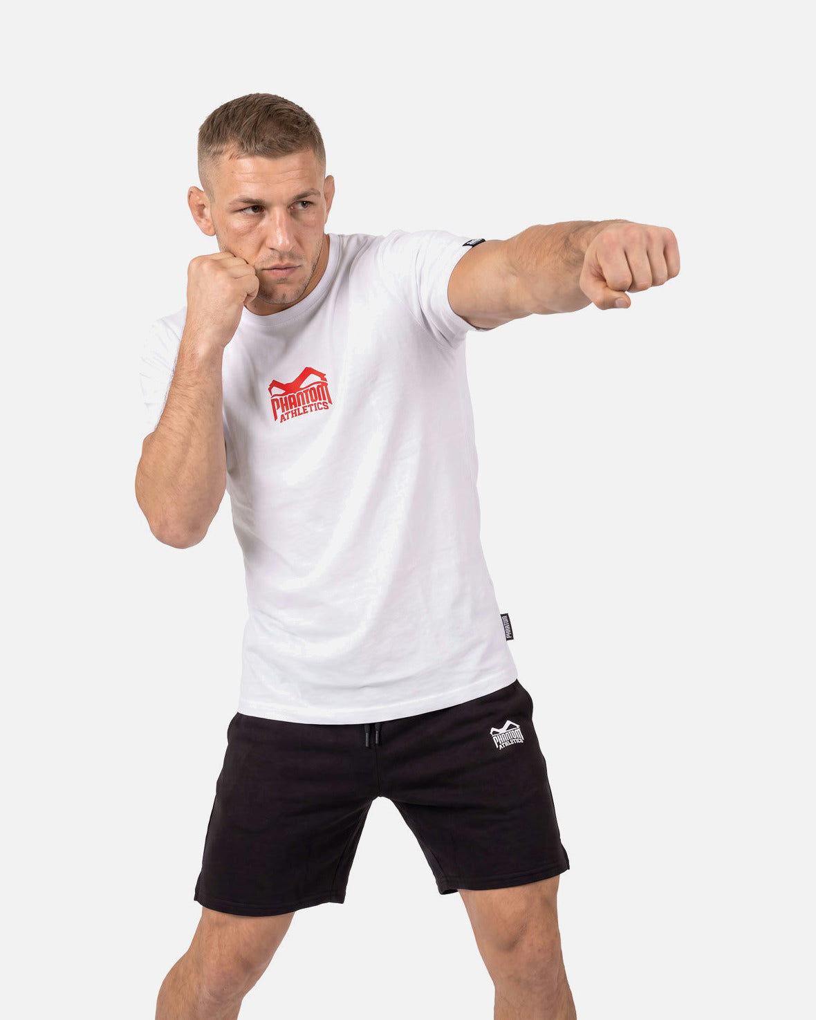 Phantom Athletics T-Shirt Team - Wit/Rood