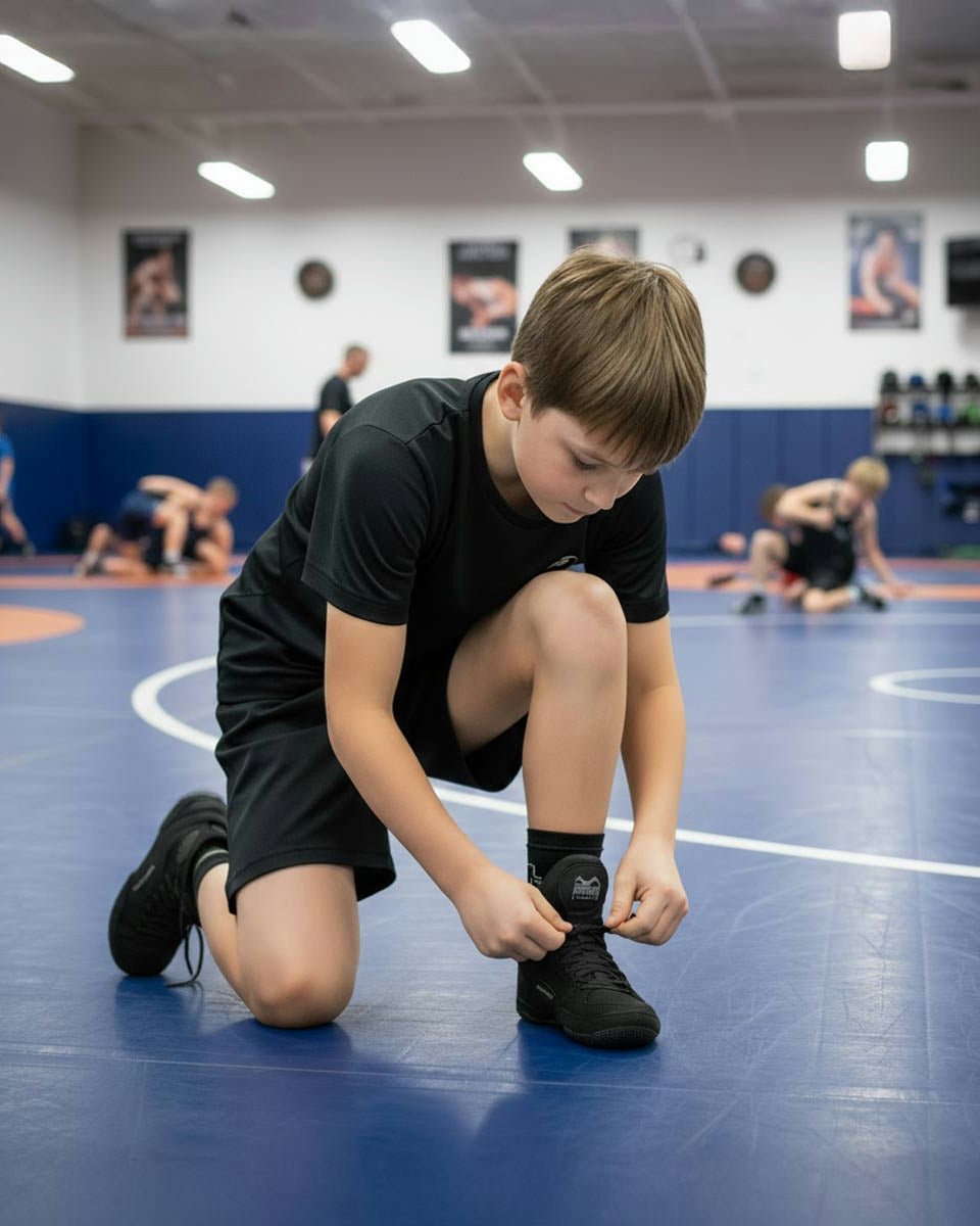 Phantom Athletics Buty zapaśnicze Tactic Dziecięce – Czarne