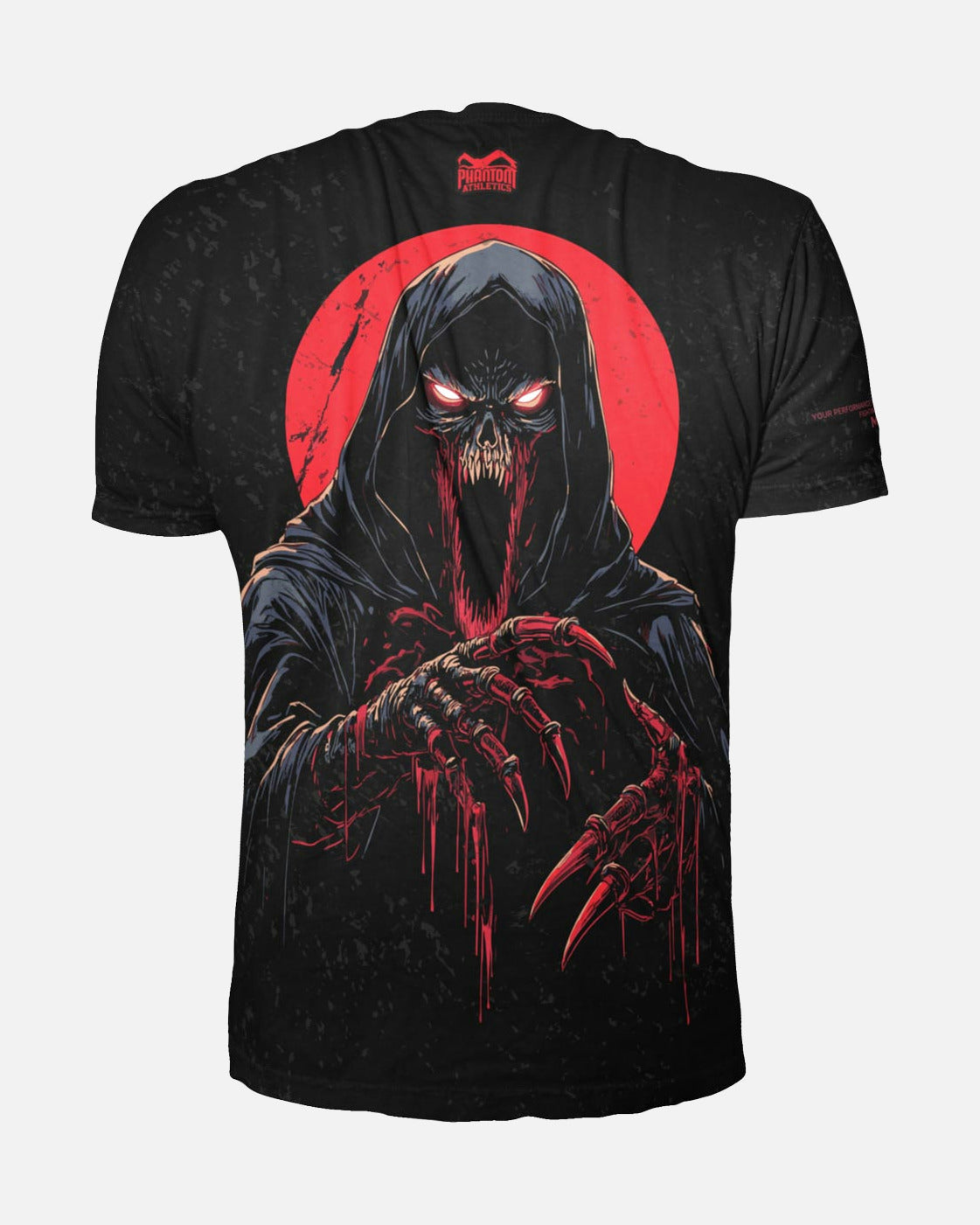 Phantom Athletics Trainingsshirt EVO+ Bloodshade - Zwart/Rood