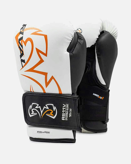 Rękawice bokserskie Rival Evolution RS11V Sparring – Białe