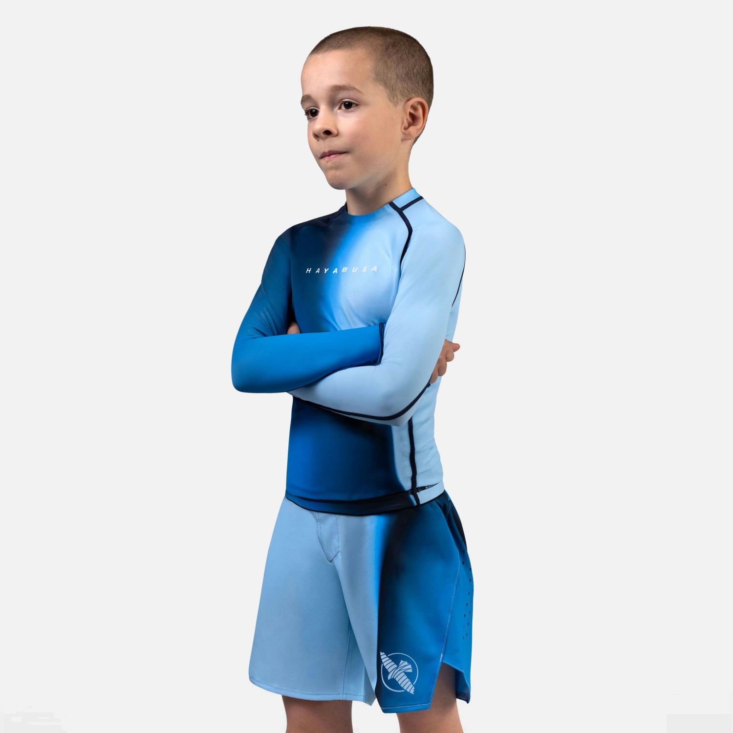 Hayabusa MMA Shorts Apex Nova Kinderen - Blauw