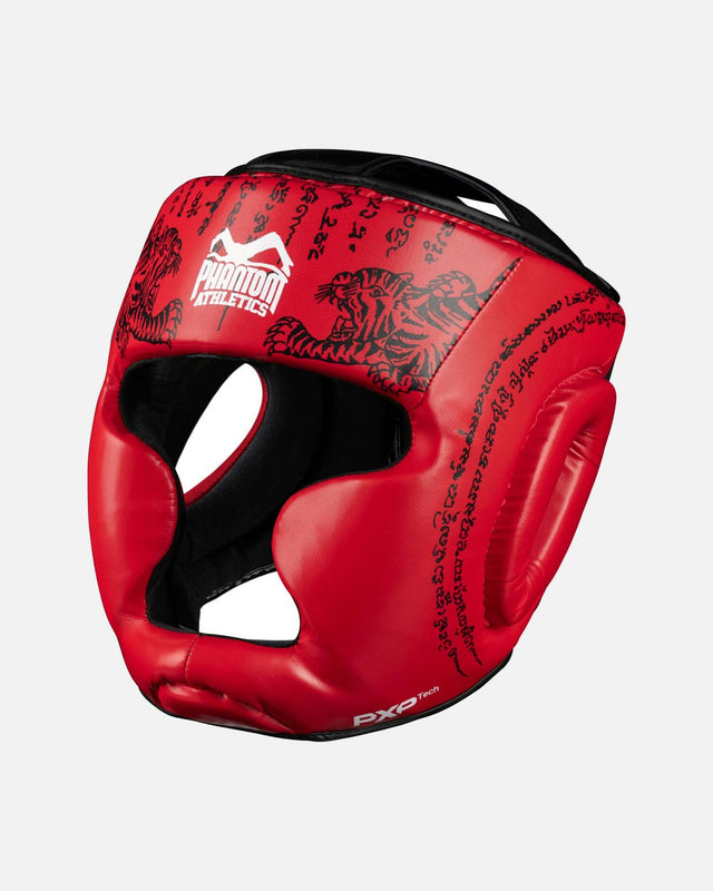 Phantom Athletics Hoofdbeschermer Muay Thai - Zwart/Zilver