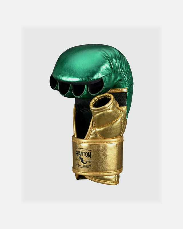 Guantes de MMA Phantom Athletics Mexico – Verde/Oro