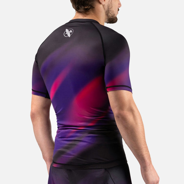 Hayabusa Rashguard Apex Nova Korte Mouwen - Paars