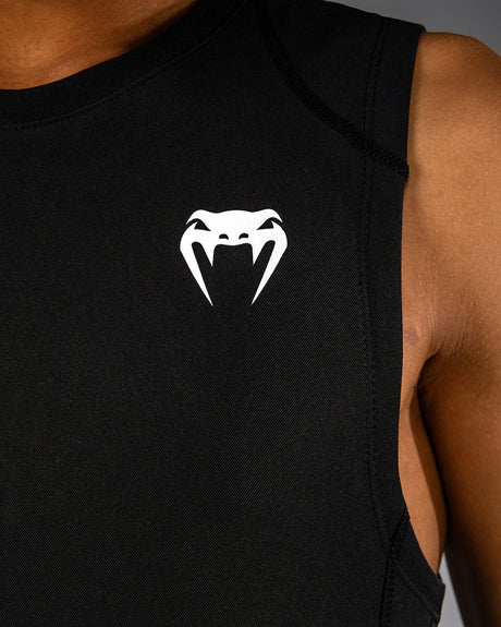 Venum Tank Top Elite Kompresní Dětské - Černé