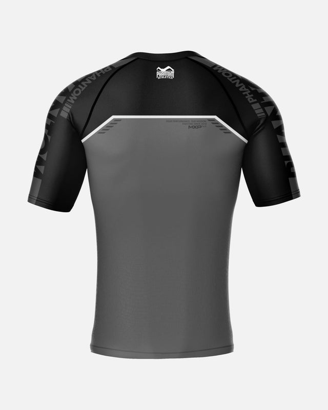 Phantom Athletics Rashguard EVO Apex Korte Mouwen - Grijs