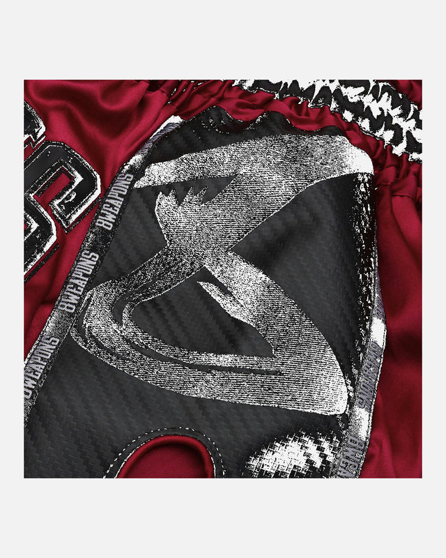 8 WEAPONS Muay Thai Shorts Carbon – Red