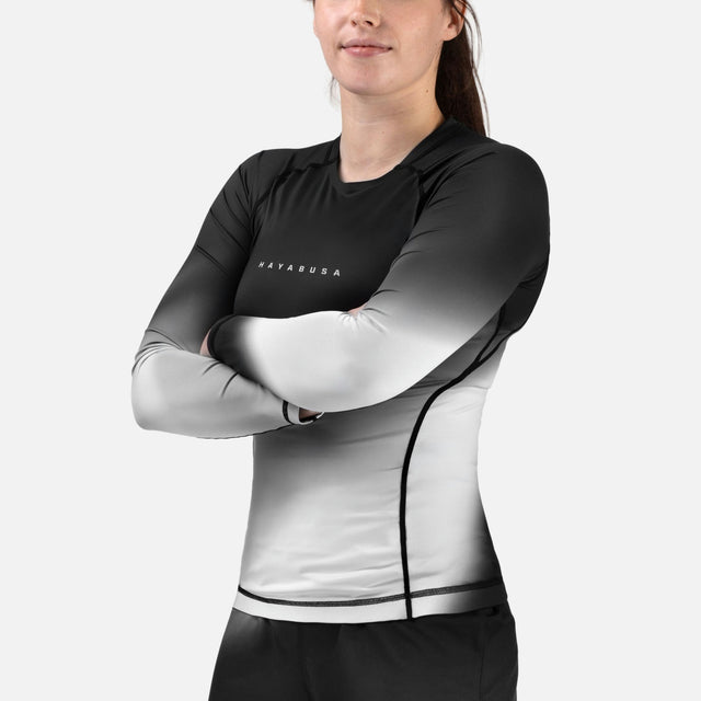 Hayabusa Rashguard Apex Nova Lange Mouwen Dames - Grijs