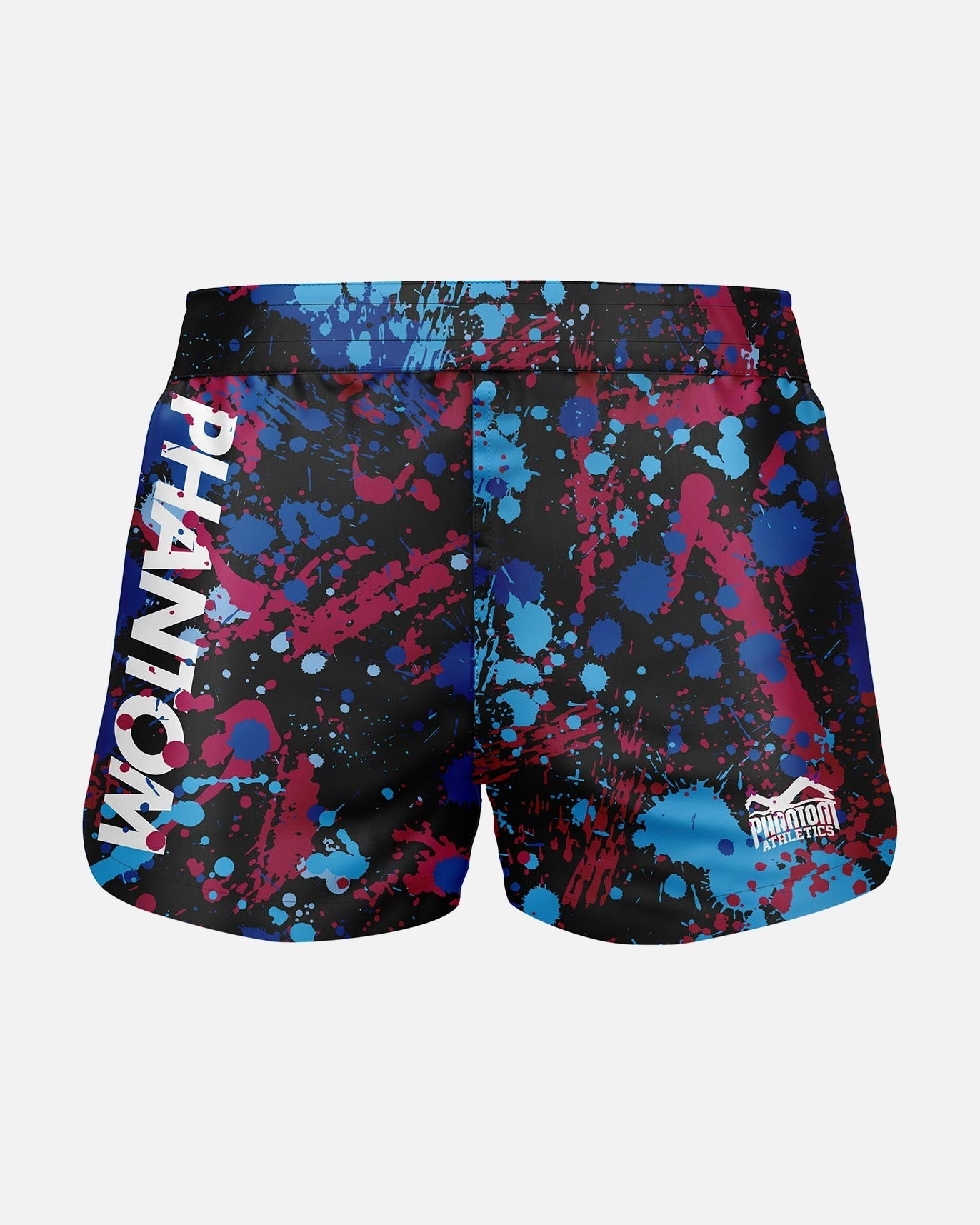 Pantaloni scurți MMA Phantom Athletics Fusion Splatter – Albastru