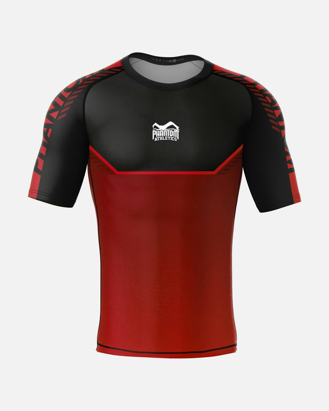 Phantom Athletics Rashguard EVO Apex Korte Mouwen - Blauw