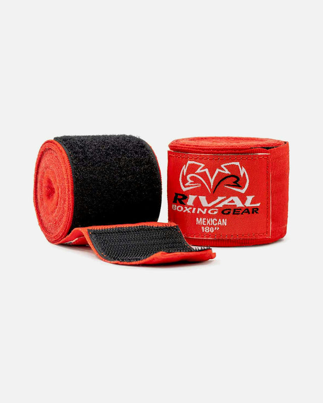 Bandaże bokserskie Rival Mexican Stretch – Czerwone