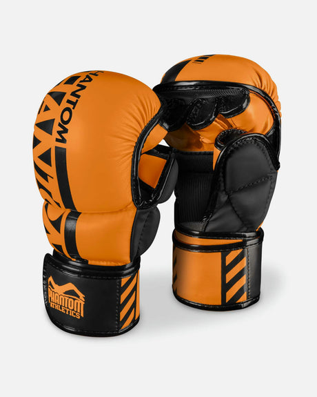 Rękawice MMA Phantom Athletics APEX – Neon Pomarańczowe