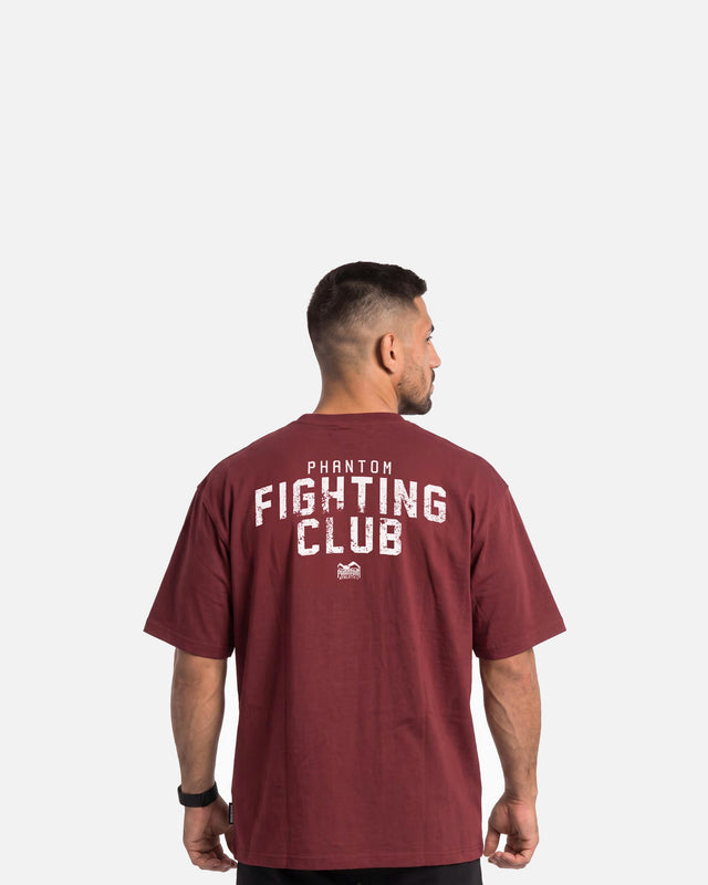 Koszulka Phantom Athletics FIGHTING CLUB Oversize Heavy – Bordowy