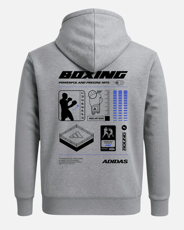 Mikina Adidas Boxing Graphic Line – Šedá