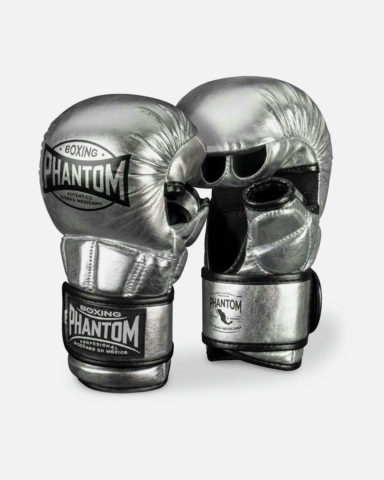 Guantes de MMA Phantom Athletics Mexico – Plata/Negro