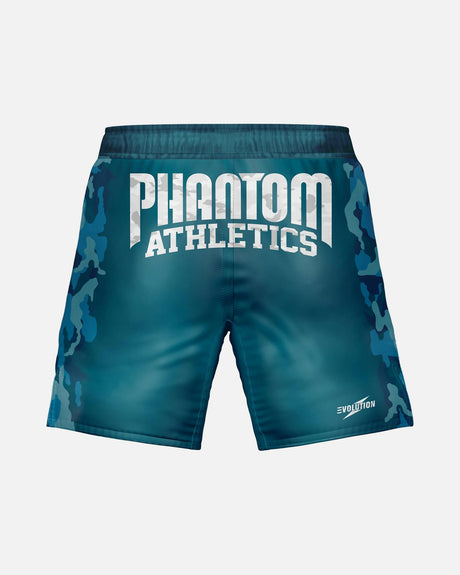 Shorts de MMA Phantom Athletics EVO Warfare – Camouflage bleu marine