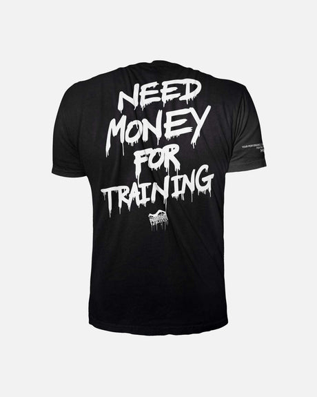 T-shirt da allenamento Phantom Athletics EVO Need Money For Training – Bianco