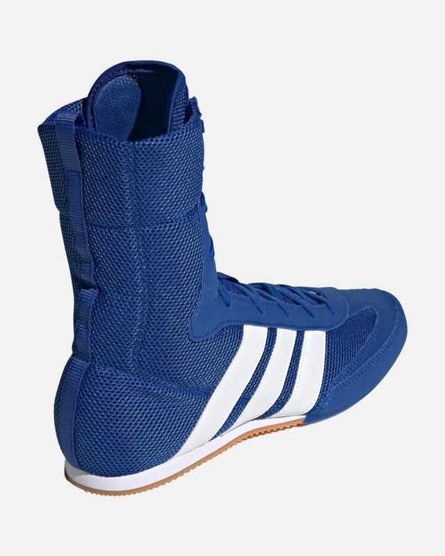 Adidas Box Hog Classic Boxing Shoes - Blue/White